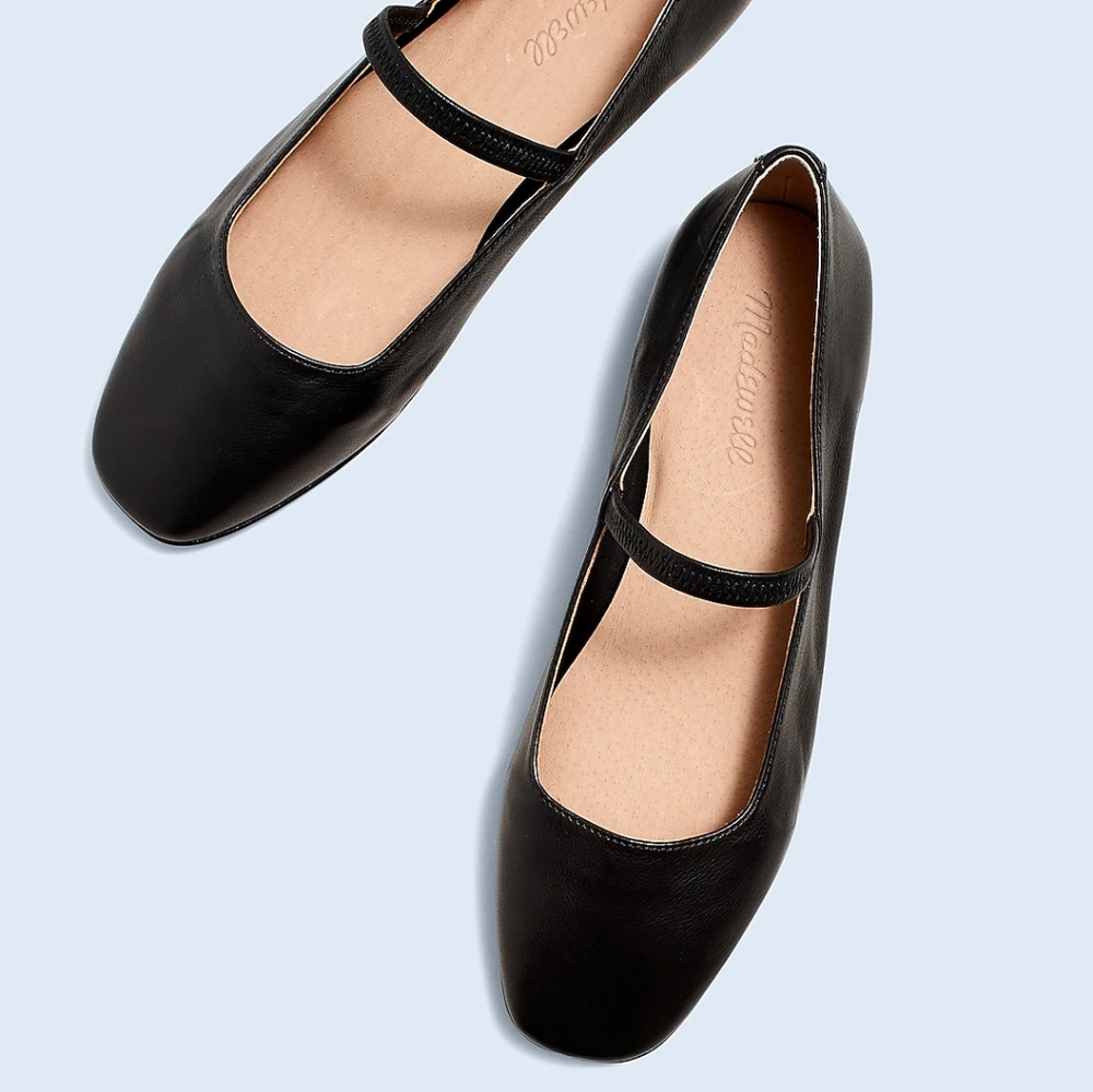Madewell Greta Flat in Black